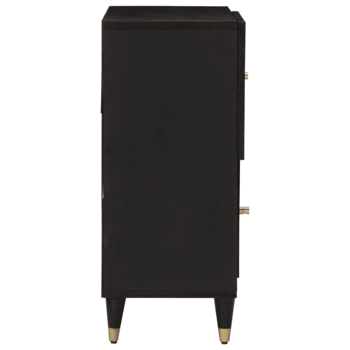 vidaXL Szafka, 80x33x75 cm, lite drewno mango