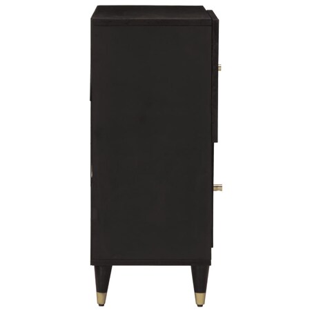 vidaXL Szafka, 80x33x75 cm, lite drewno mango