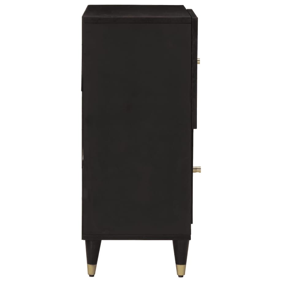 vidaXL Szafka, 80x33x75 cm, lite drewno mango