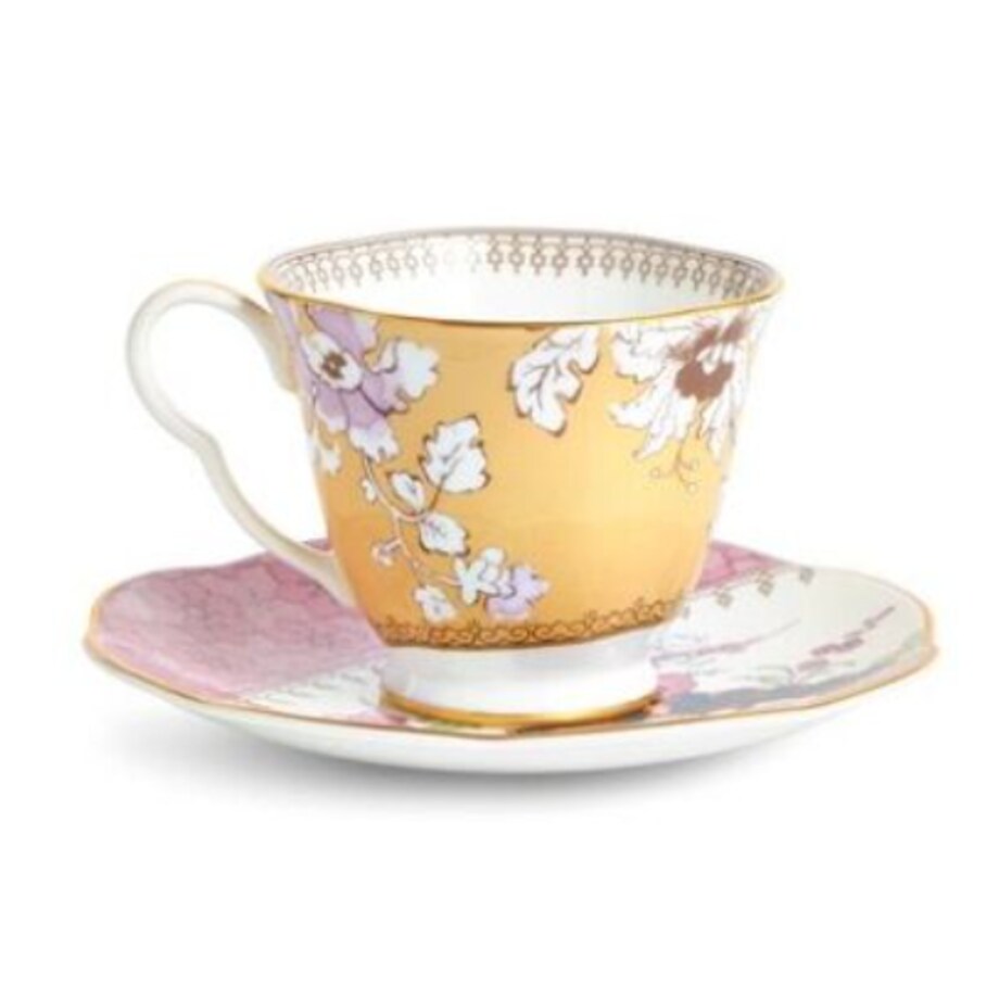 Filiżanka do herbaty ze spodkiem Flower Bouquet Butterfly Bloom Wedgwood