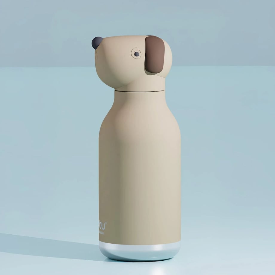 ASOBU BESTIE BOTTLE butelka termiczna dla dziecka, Beige Dog