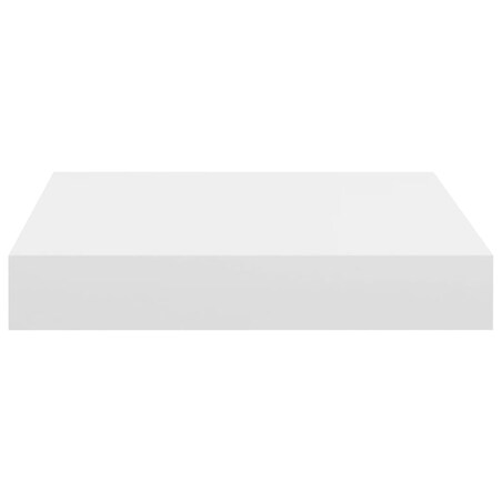 vidaXL Półki ścienne, 2 szt., białe, 23 x 23,5 x 3,8 cm, MDF