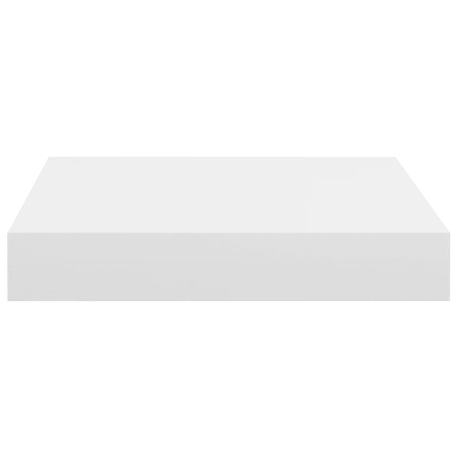 vidaXL Półki ścienne, 2 szt., białe, 23 x 23,5 x 3,8 cm, MDF