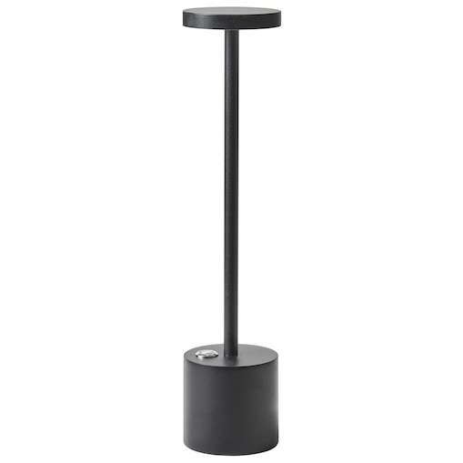 Bezprzewodowa lampa stołowa LED LIZANDRO Ze ściemniaczem Metal Czarny