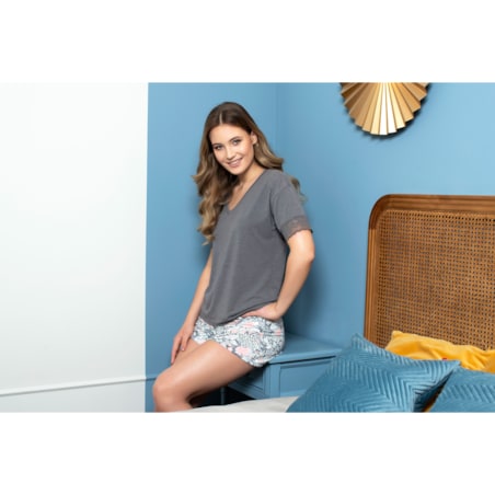 Piżama Dolores Grafitowa Grafitowy, S