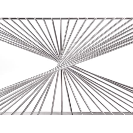 STOLIK KAWOWY Infinity SZKLANY przydymiony STALOWA PODSTAWA