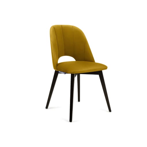 KONSIMO BOVIO uniwersalne krzesło do salonu żółte