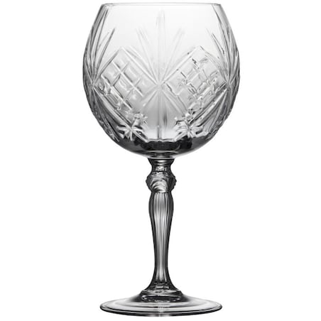 Kieliszki do ginu ze szkła kryształowego Melodia 650 ml 4 sztuki 33654