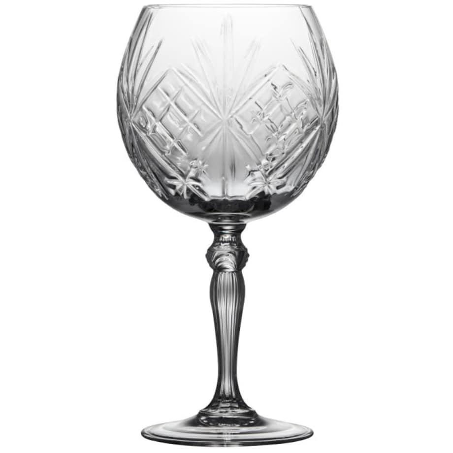 Kieliszki do ginu ze szkła kryształowego Melodia 650 ml 4 sztuki 33654