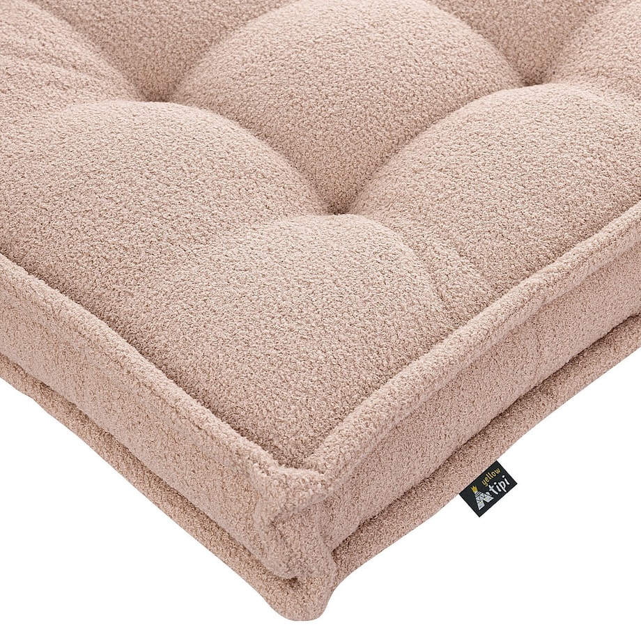 Materac francuski, różowy, 120x60x10cm, Boucle