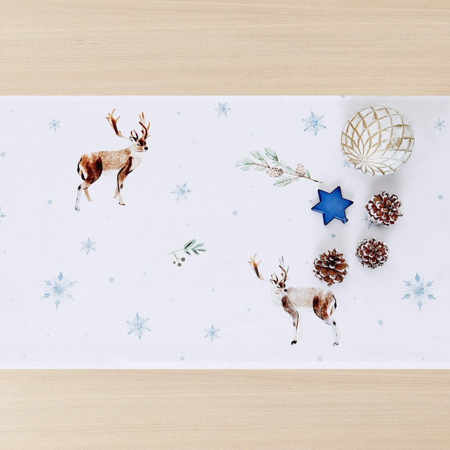 Bieżnik Renifery 40 x 180 cm