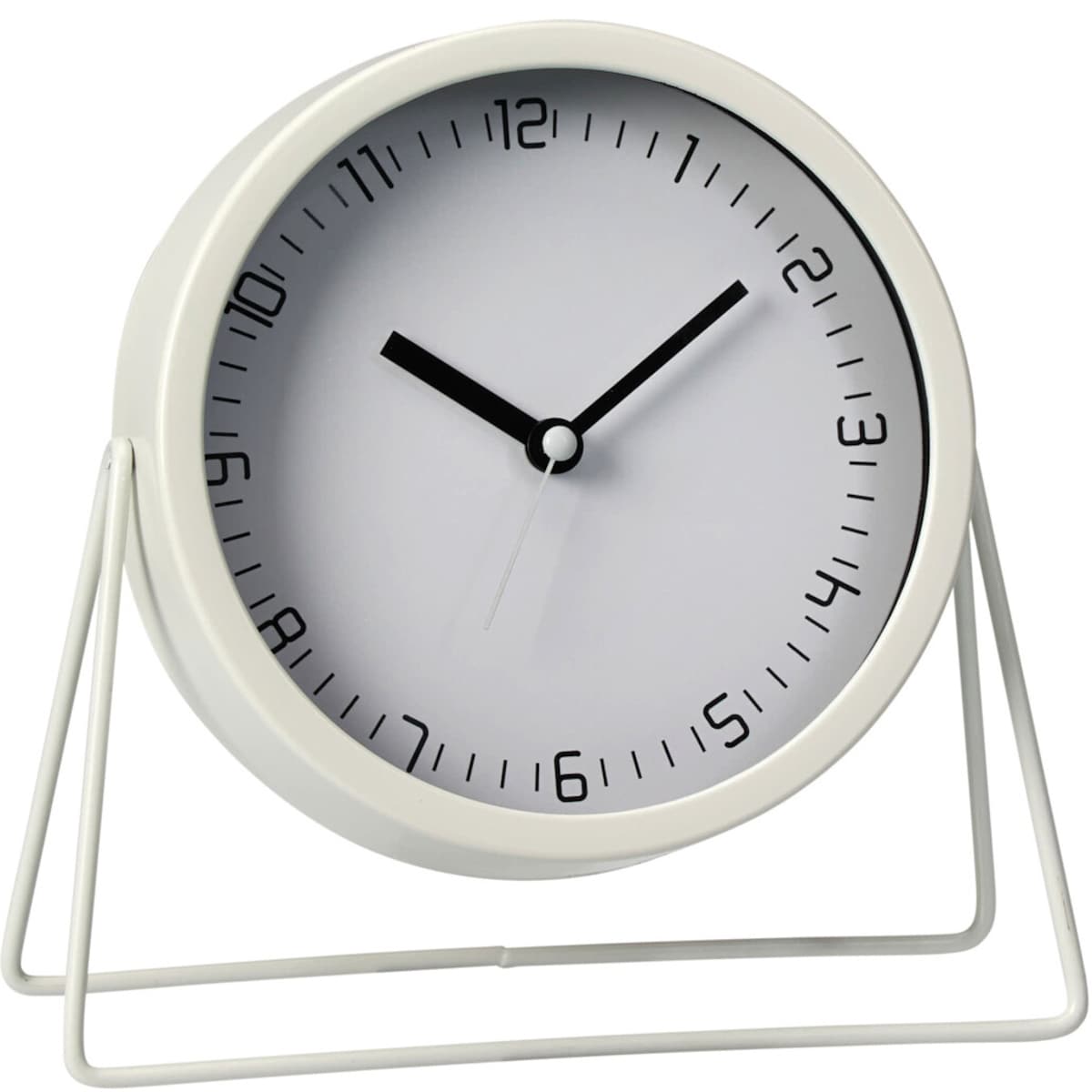Metalowy zegar biurkowy STILLA, Ø 19 cm