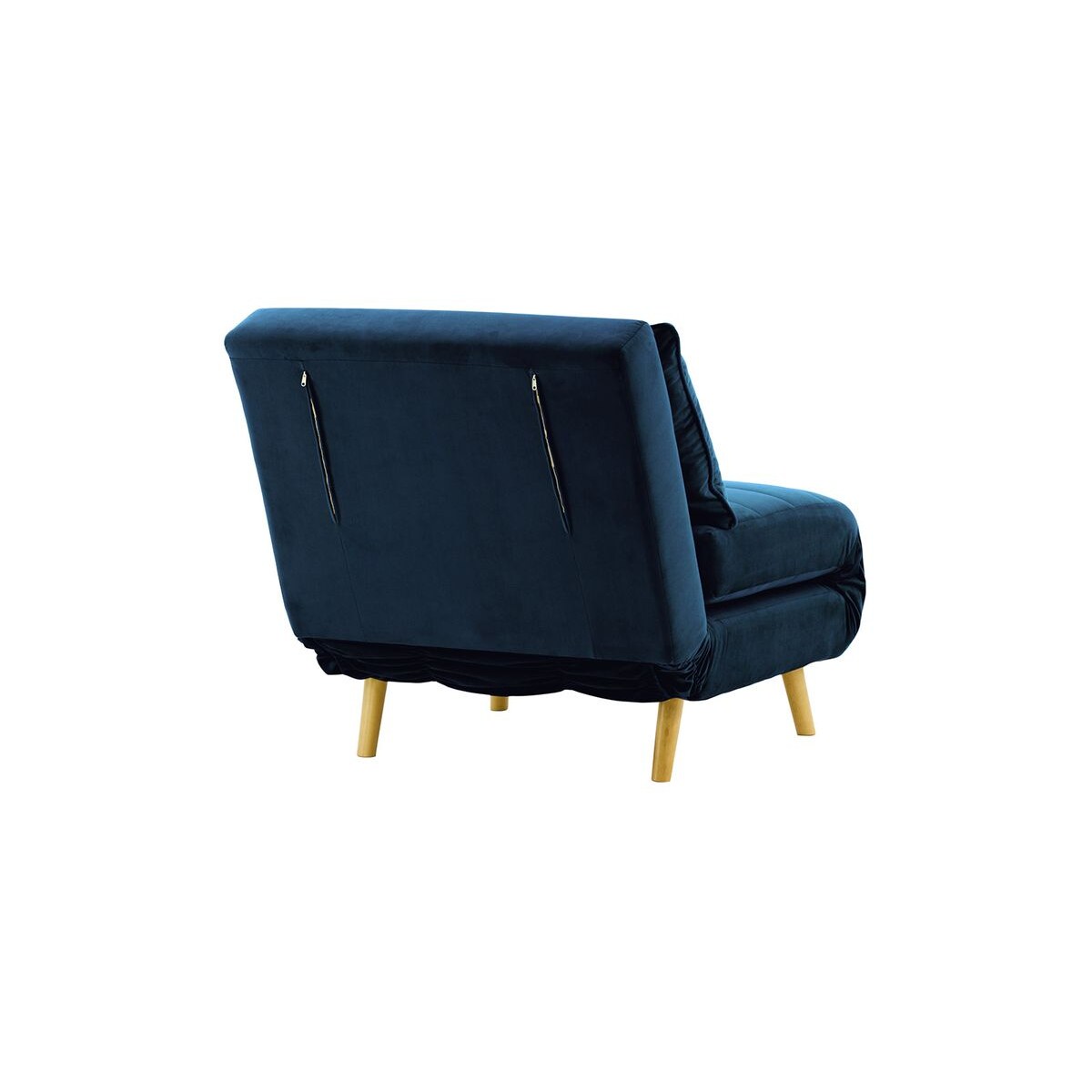 Fotel rozkładany Flic 77 cm-Velluto 11-like oak