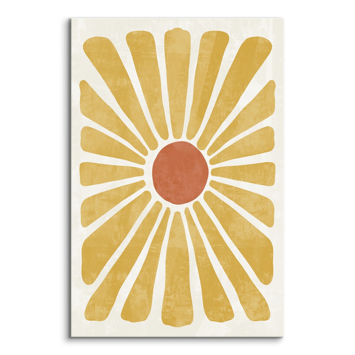 Obraz Żółta Stokrotka W Stylu Boho 30x40cm