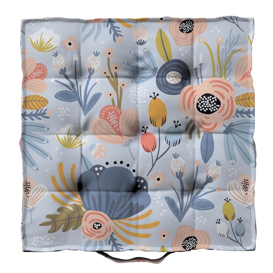 Siedzisko Tomi, niebieski, 40 x 40 x 6 cm, Magic Collection