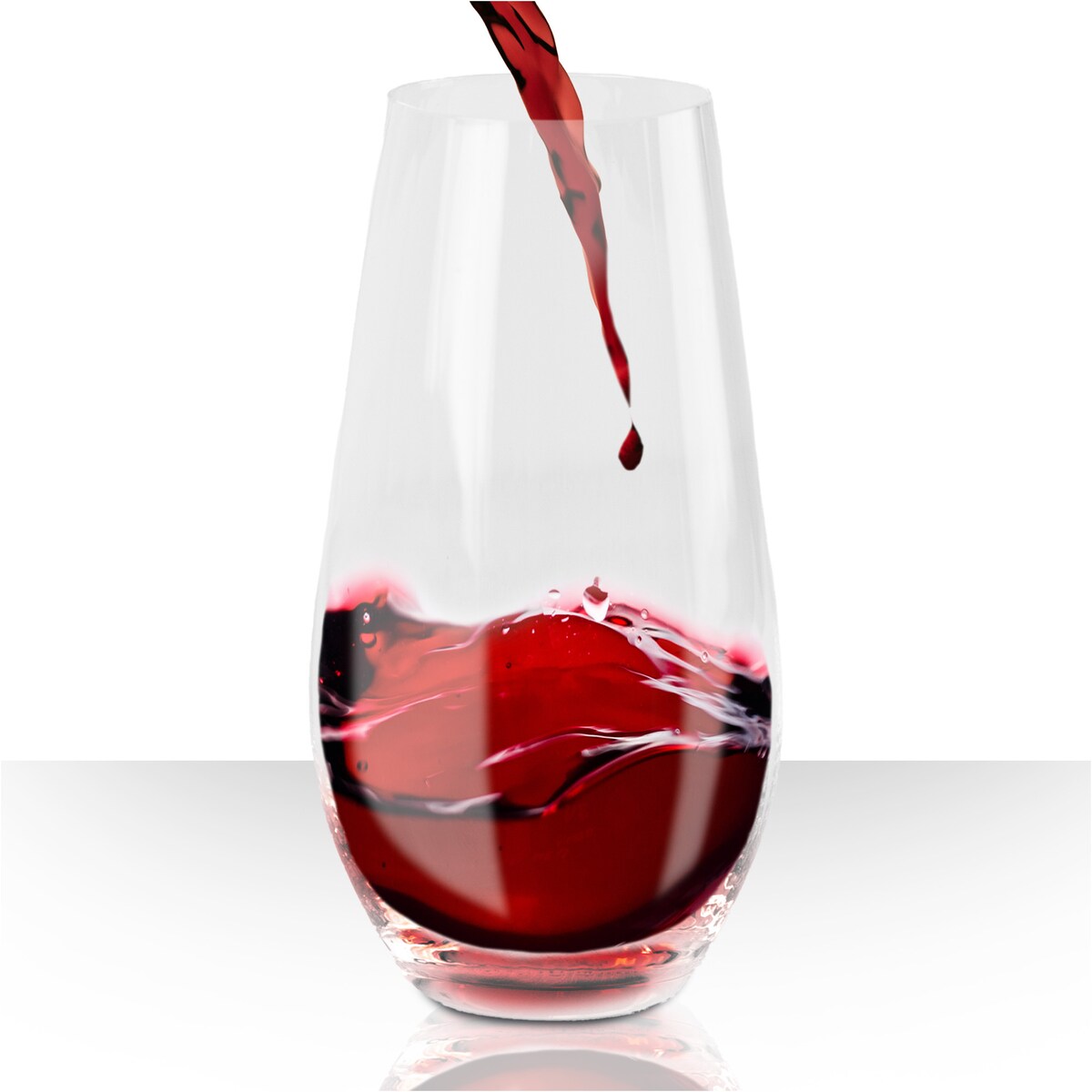 4X Szklanki Kryształowe Do Koktajli Napojów Drinków Prezent 580 Ml Komplet Zestaw Szklanek