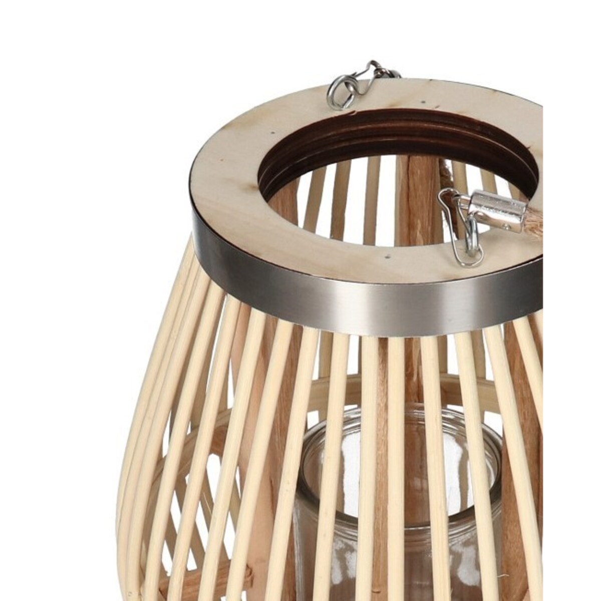 Lampion Bambusowy Rattanowy Latarnia 52 Cm