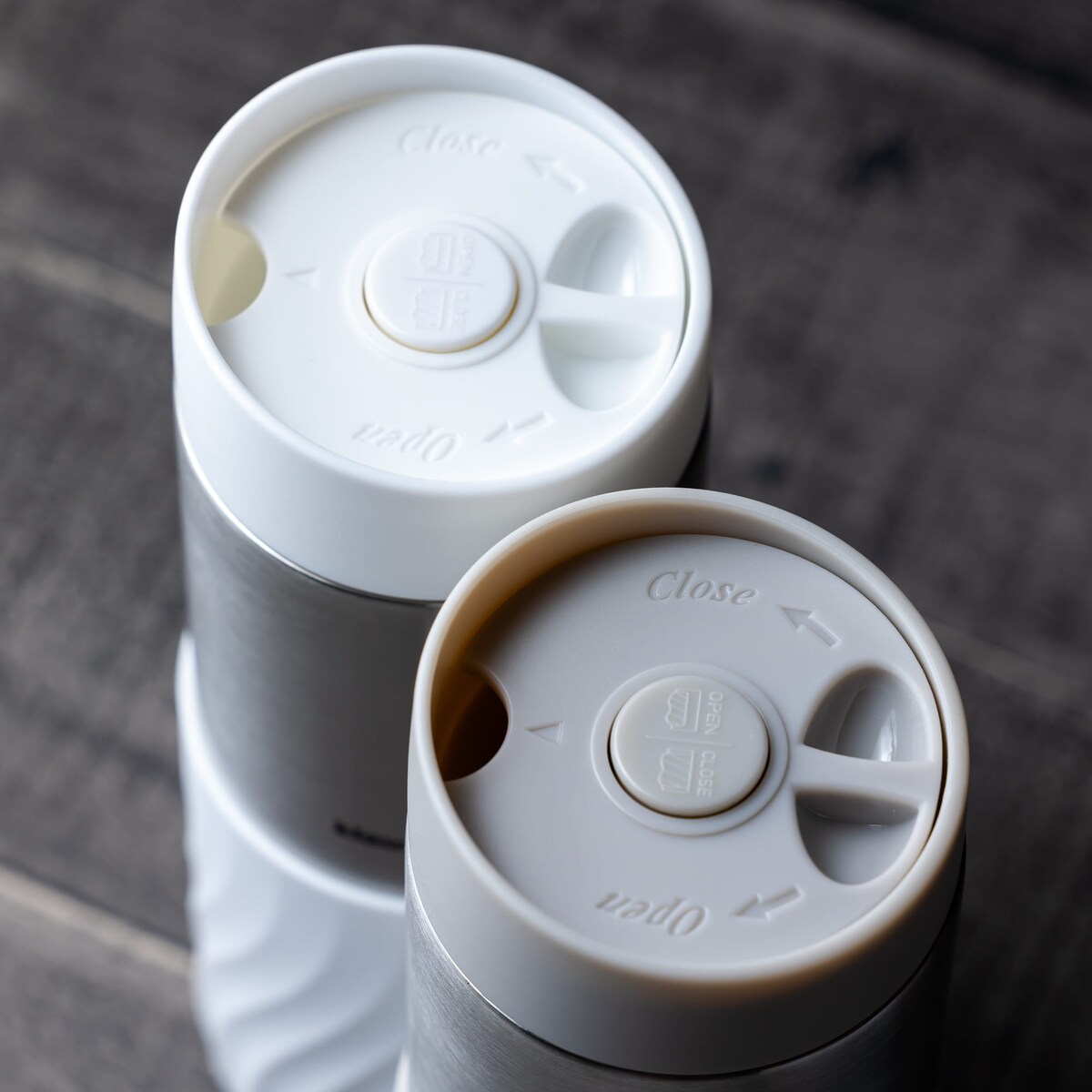 Kubek termiczny 400ml stal nierdzewna 18/8 KLAUSBERG beżowy