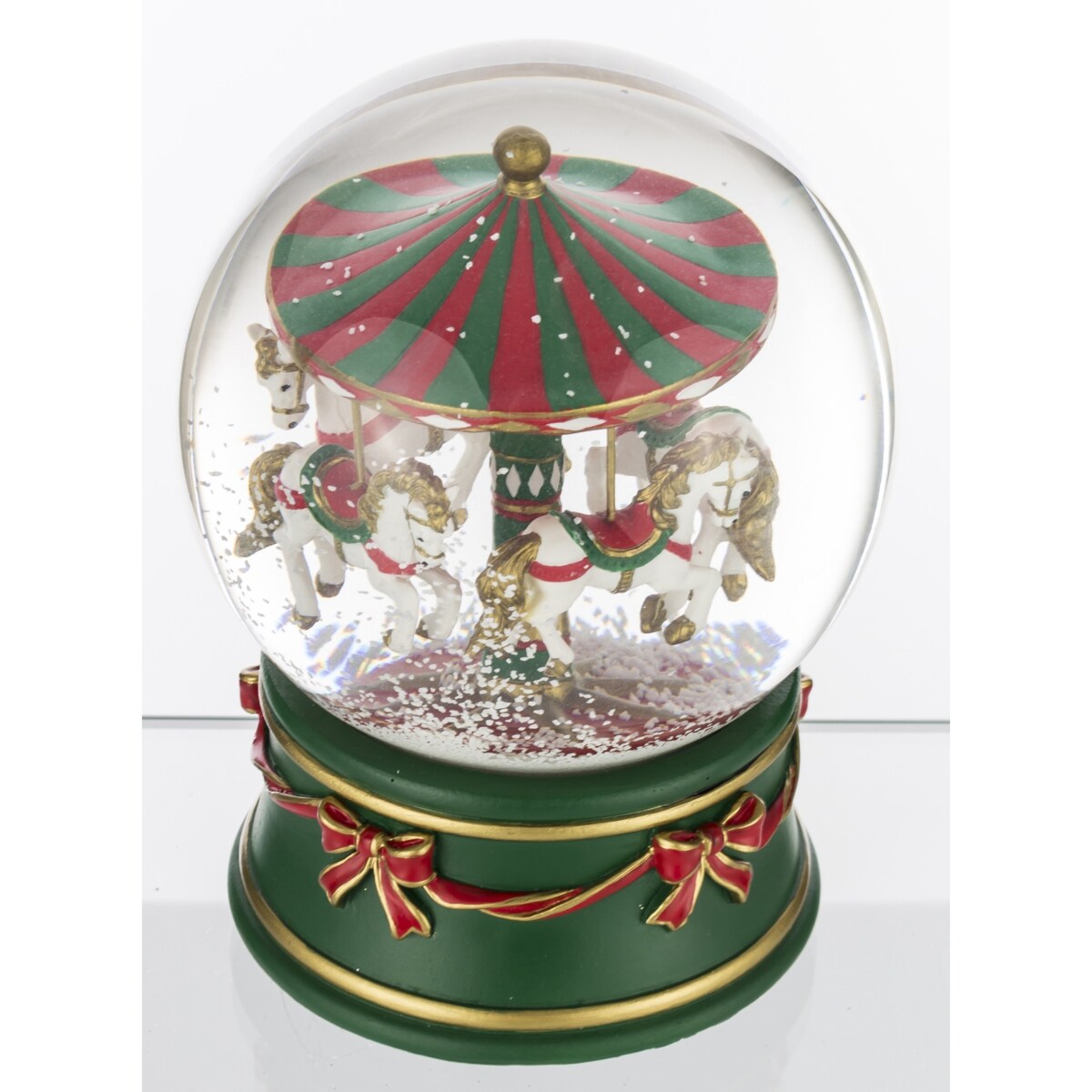 Kula śnieżna z pozytywką i karuzelą GIOSTRA 16x11,5x11,5 cm