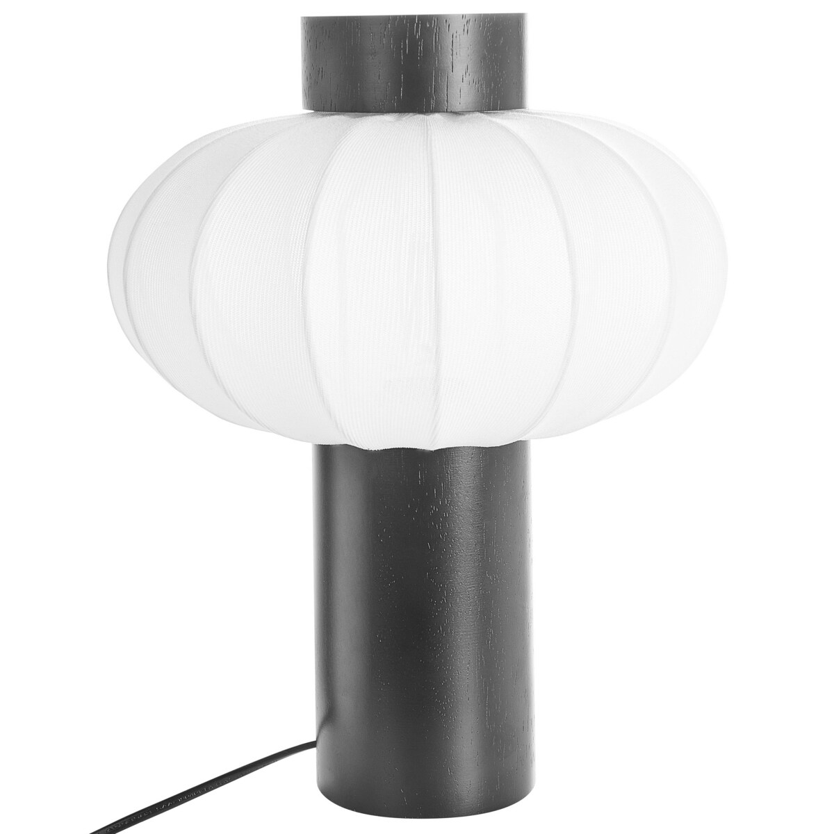 Lampa stołowa ABENS Drewno Czarny