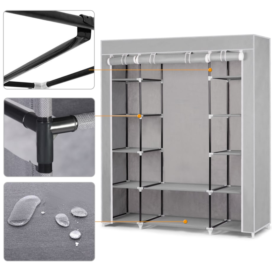 Szafa tekstylna garderoba materiałowa Massido 680001