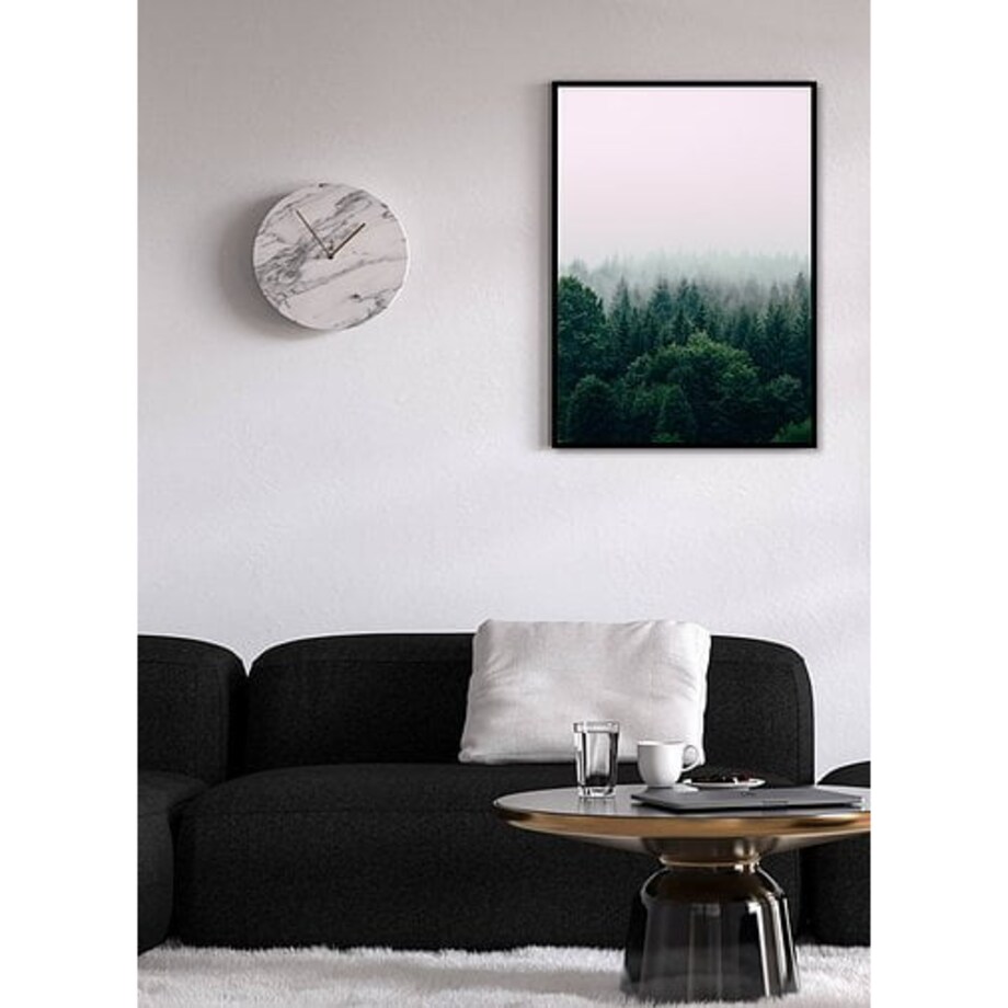 Poster Story, Plakat, Obraz - Las Otulony Mgłą, wymiary 21 x 30 cm