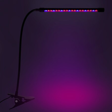 Lampa Led Do Wzrostu Roślin 20 Diod Timer 9 W Uprawa Roślin Do Domu Z Zasilaczem Sieciowym