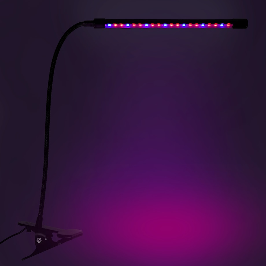 Lampa Led Do Wzrostu Roślin 20 Diod Timer 9 W Uprawa Roślin Do Domu Z Zasilaczem Sieciowym