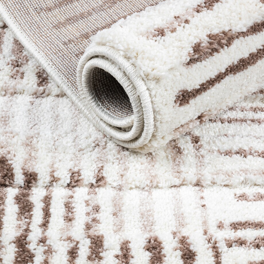 Dywan nowoczesny Mono 80x150 cm Abstrakcja kremowy