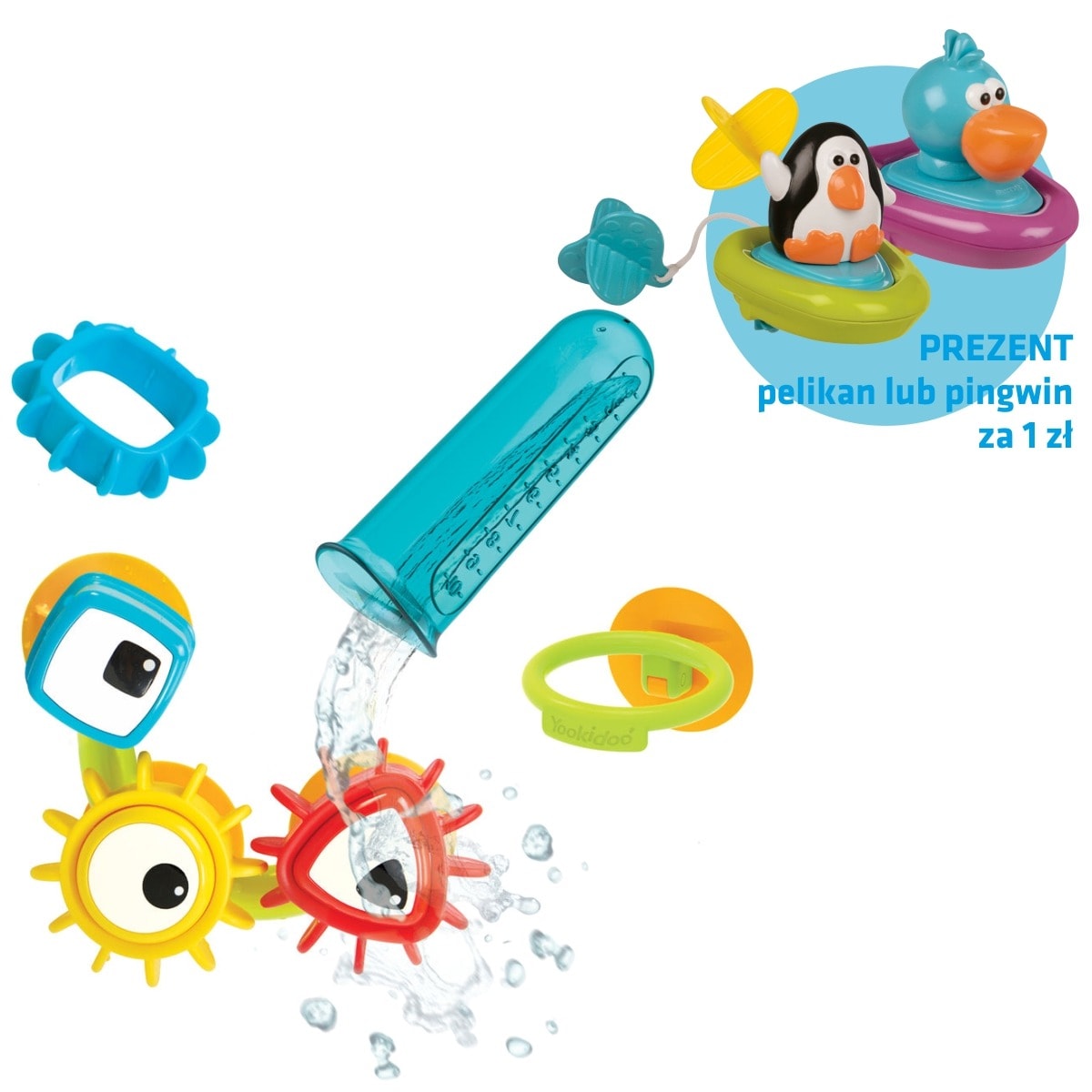 Zabawka do kąpieli trybiki - Opakowanie z okienkiem