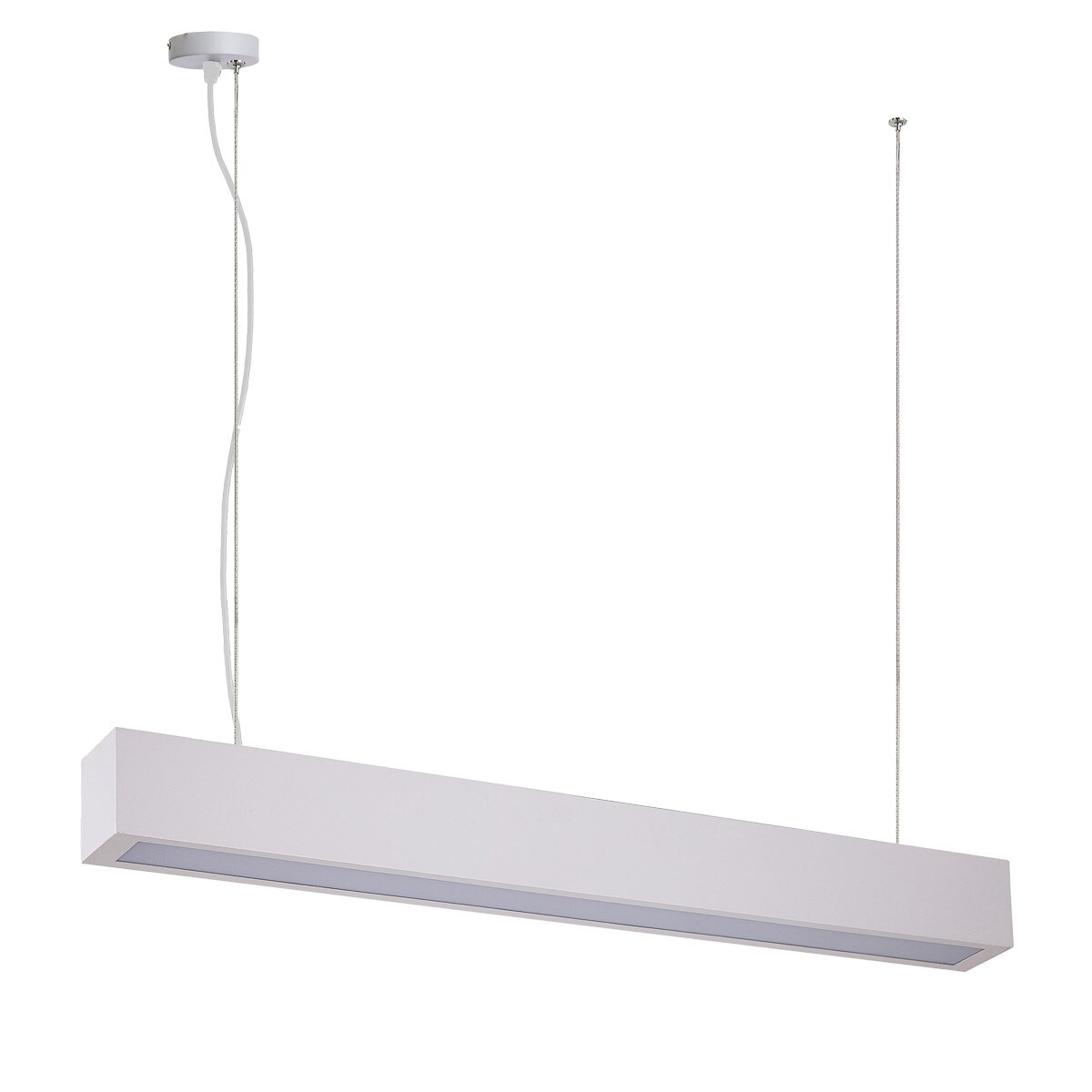 Lampa sufitowa wisząca Light Prestige Ibros biały LED CCT 3000K/4000K/6000K (regulowana) 1 szt.