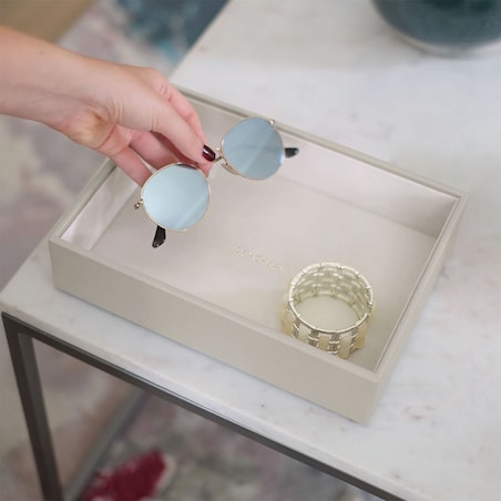 Szkatułka na biżuterię Stackers open classic jasnobeżowa