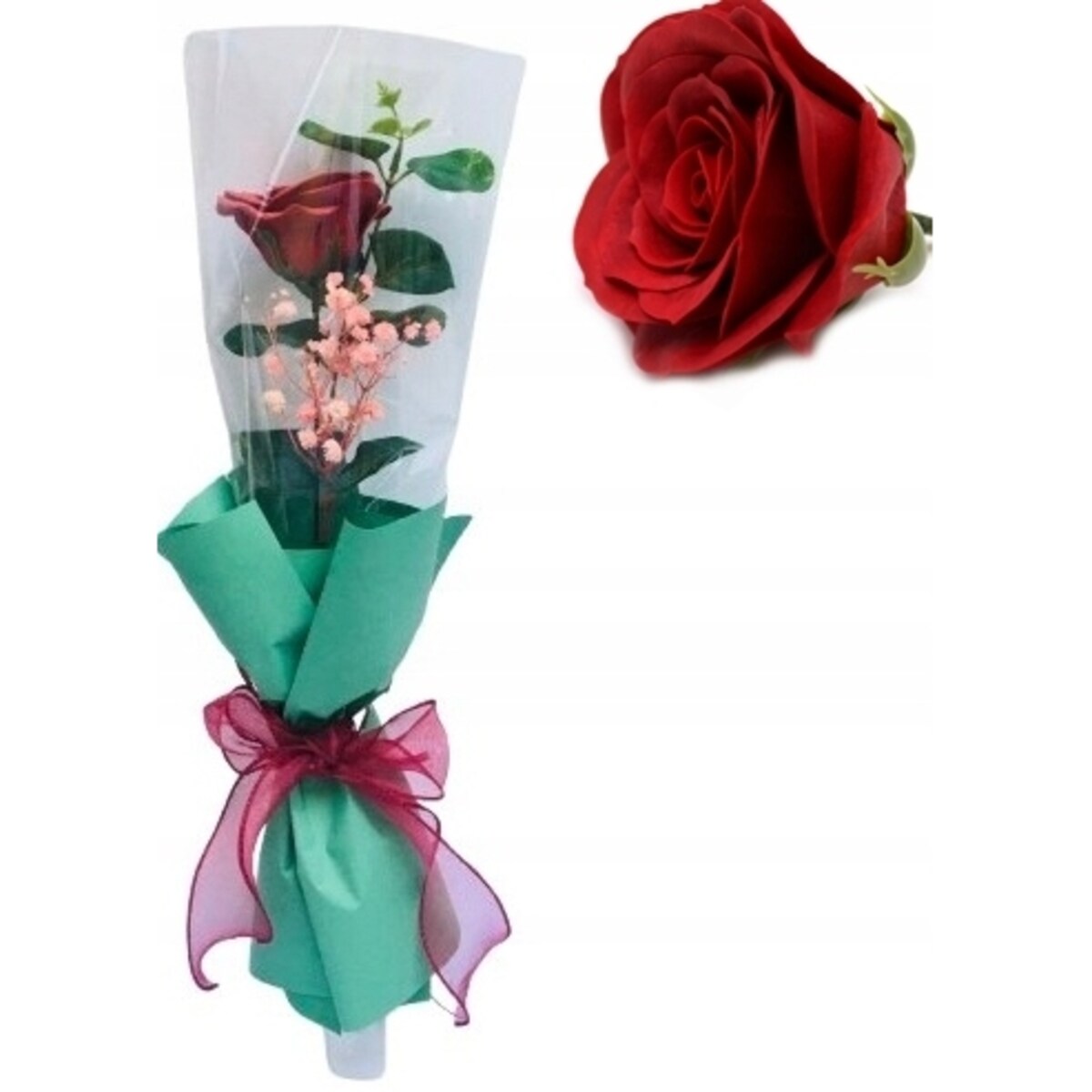 DZIEŃ MAMY róża mydlana kwiaty na prezent UPOMINEK święto urodziny mamy