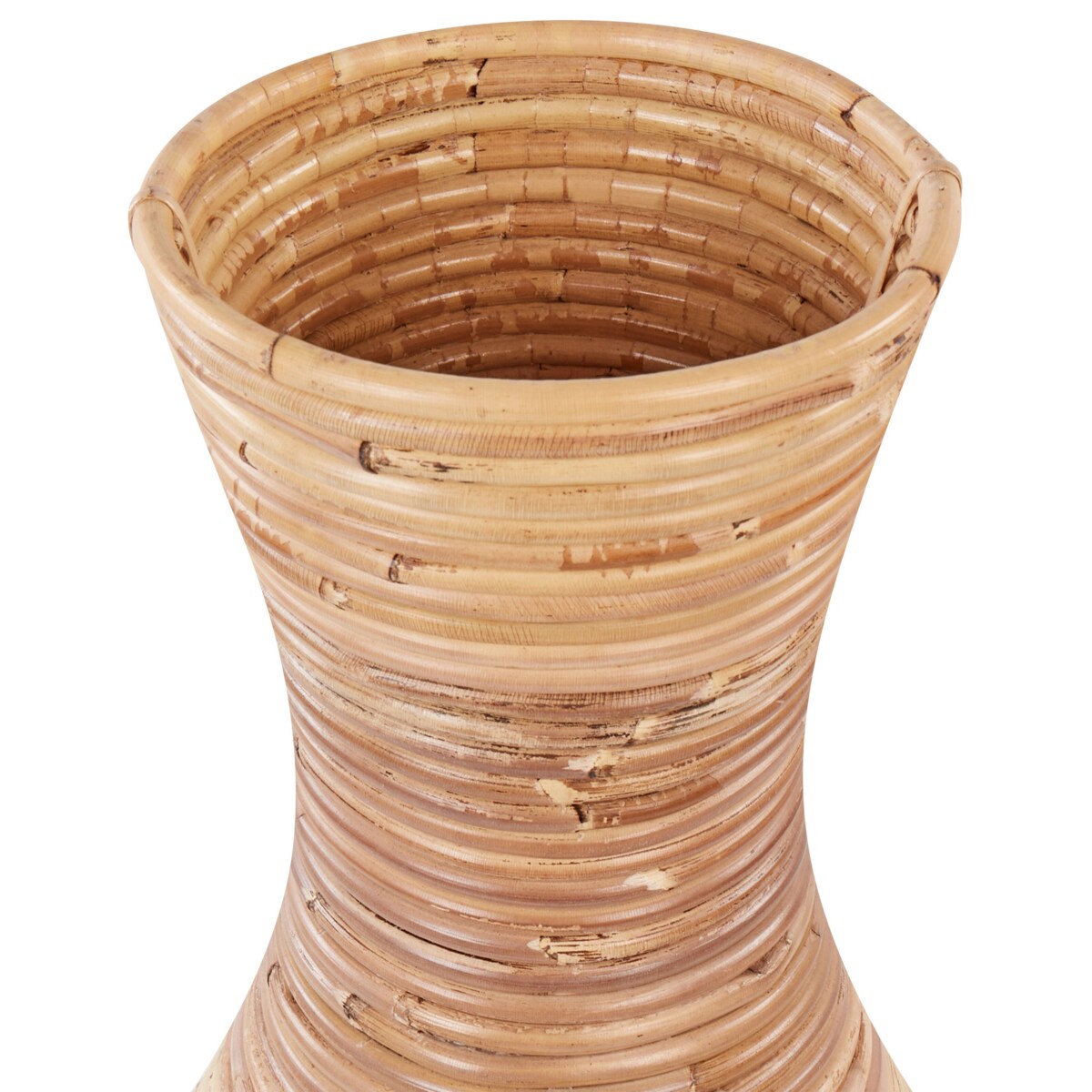 Rattan Wazon dekoracyjny 70 cm Naturalny TRINISA