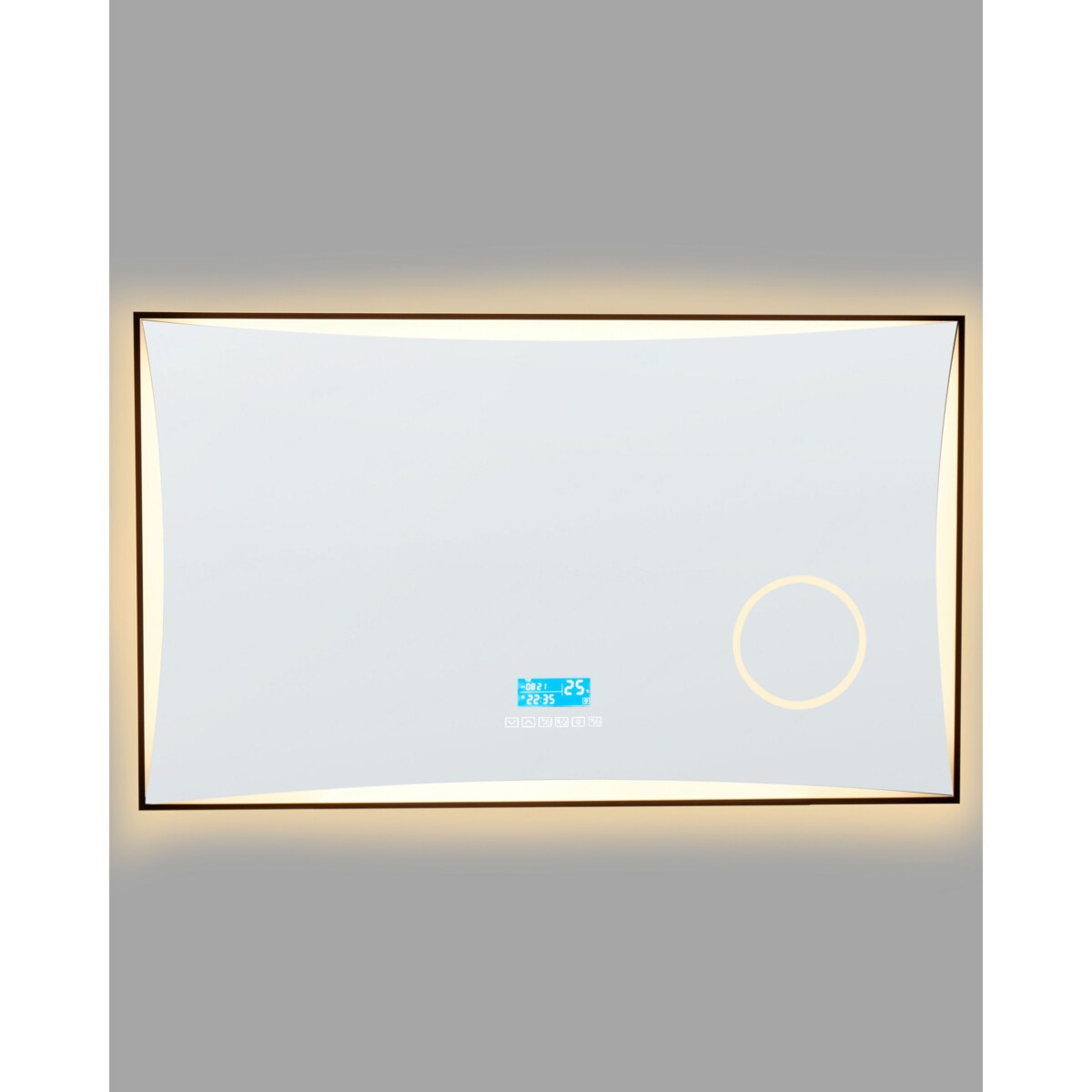 Lustro ścienne LED z głośnikiem Bluetooth 100 x 60 cm srebrne ONLAY