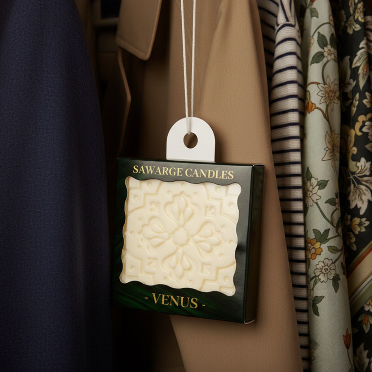 Zapachowa zawieszka do szafy wosk sojowy Venus