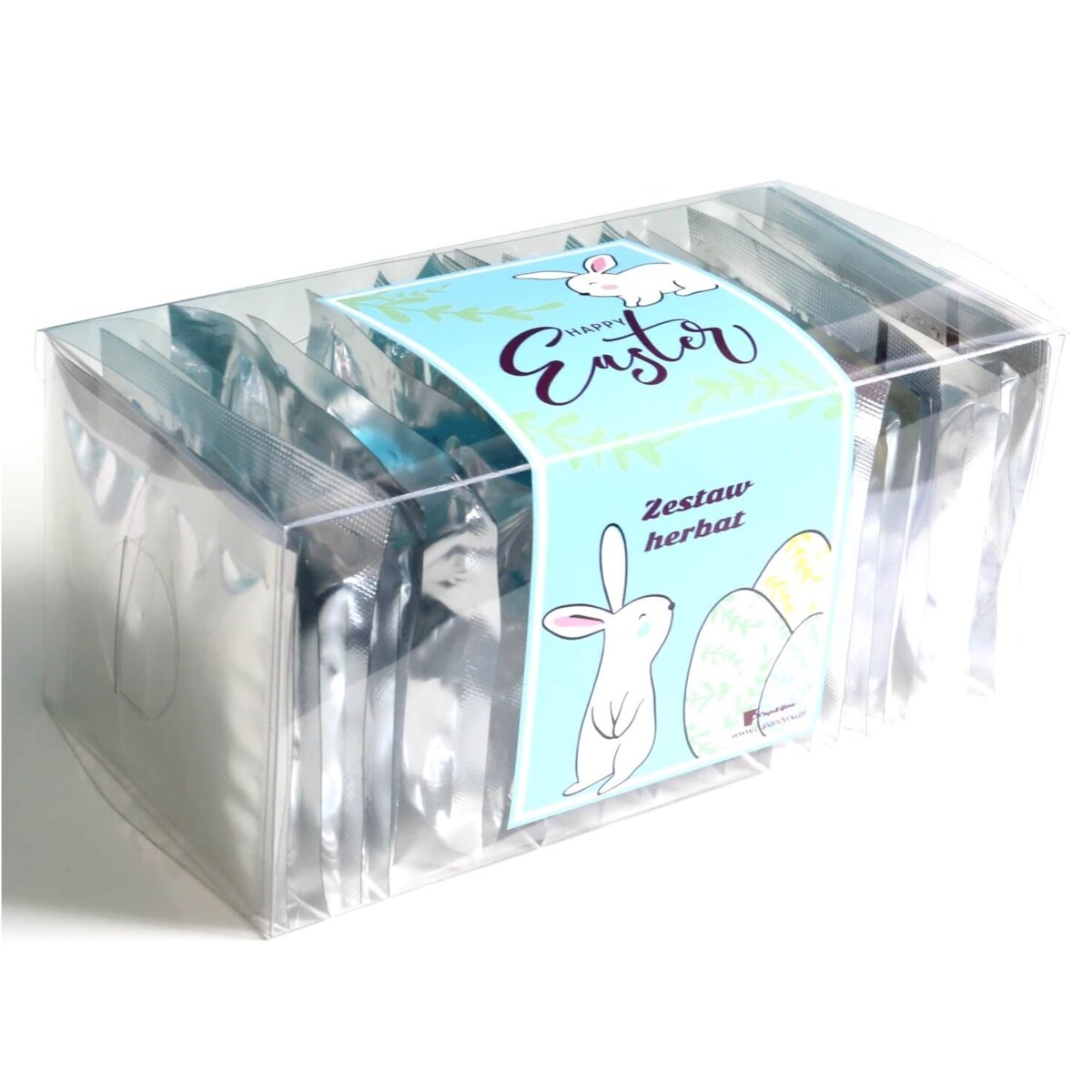 HAPPY EASTER zestaw herbat na Wielkanoc prezent upominek na zajączka święta wielkanocne dla niej niego mamy taty kobiety faceta mężczyzny dziewczyny