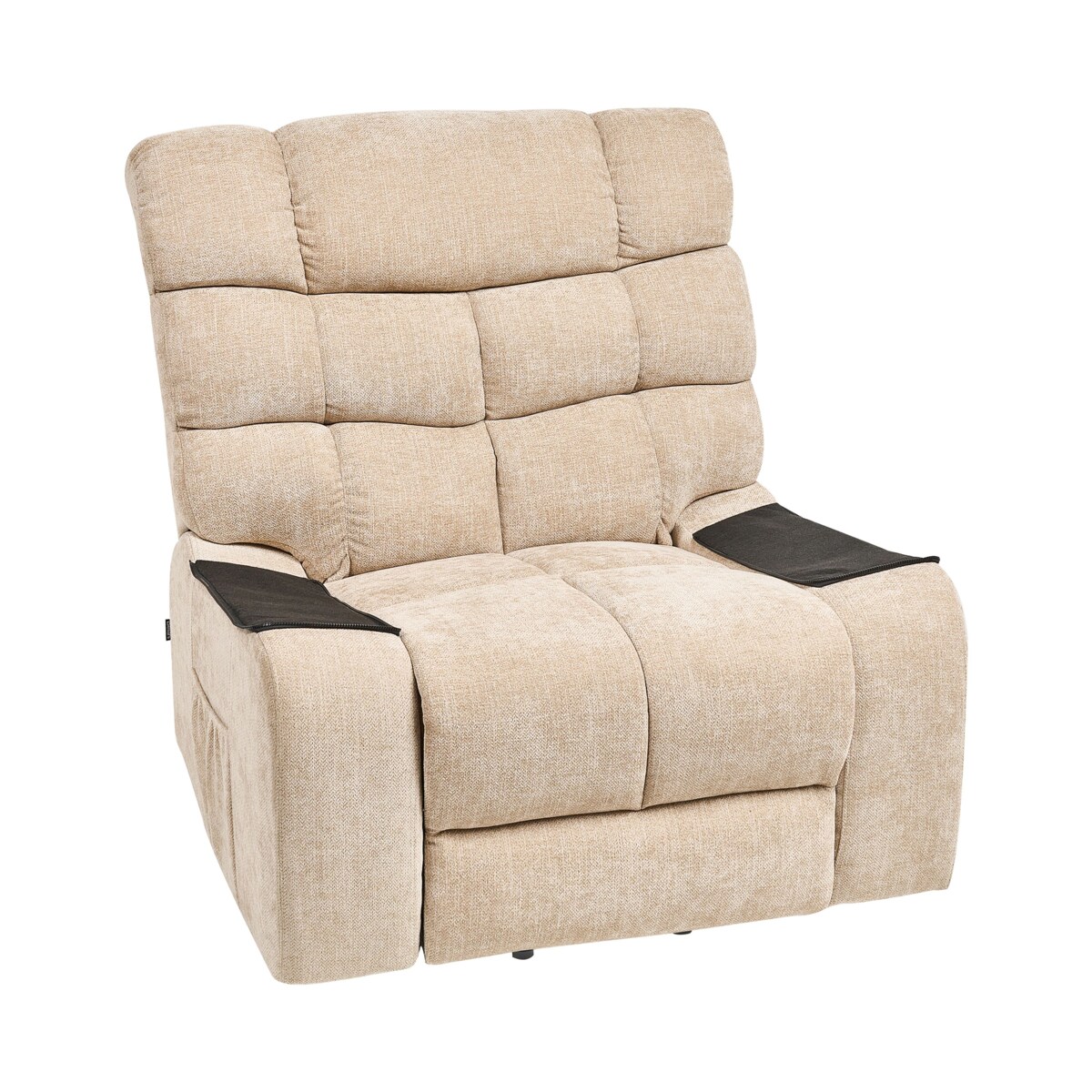 Fotel Tkanina Beżowy ARES