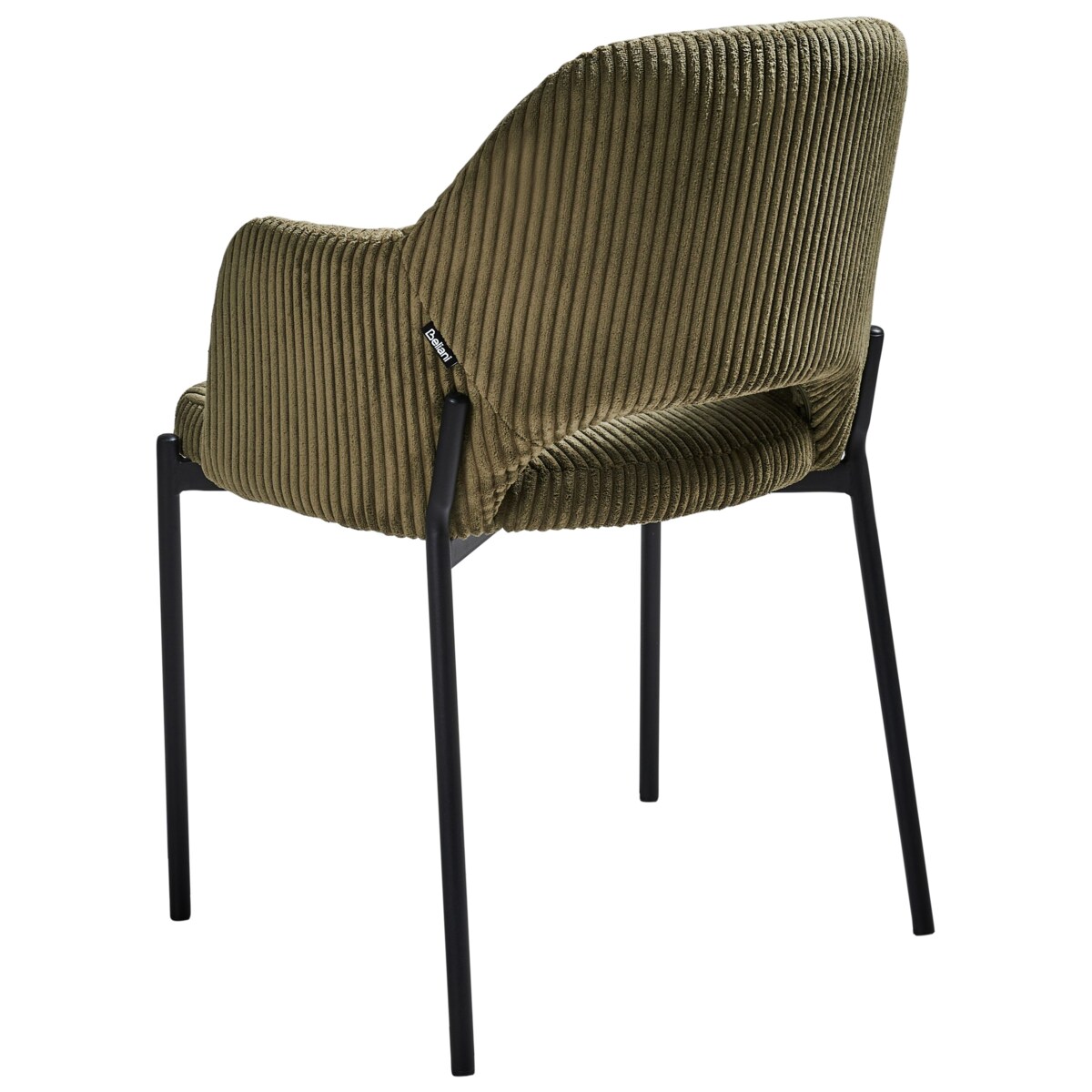 Zestaw 2 krzeseł do jadalni RATON Sztruks Oliwkowy