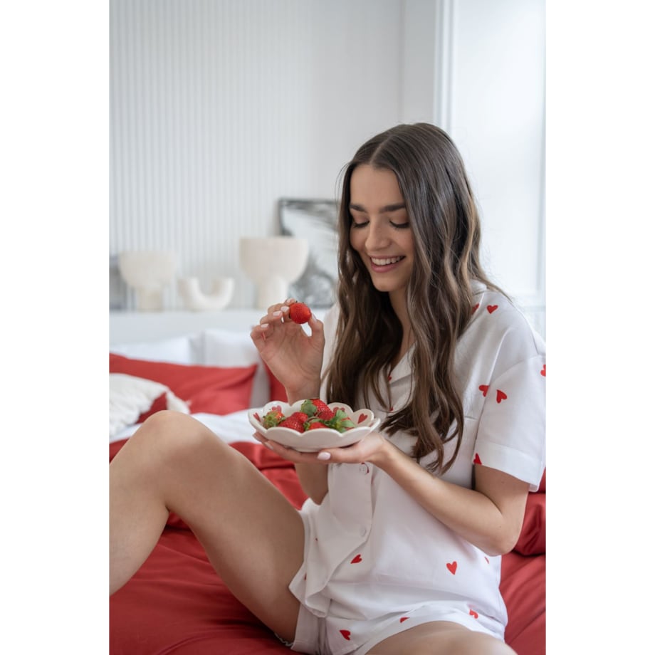 Piżama Serduszka krótka S