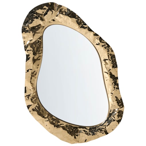 Lustro ścienne JOSSIGNY 52 cm 79 cm Złoty