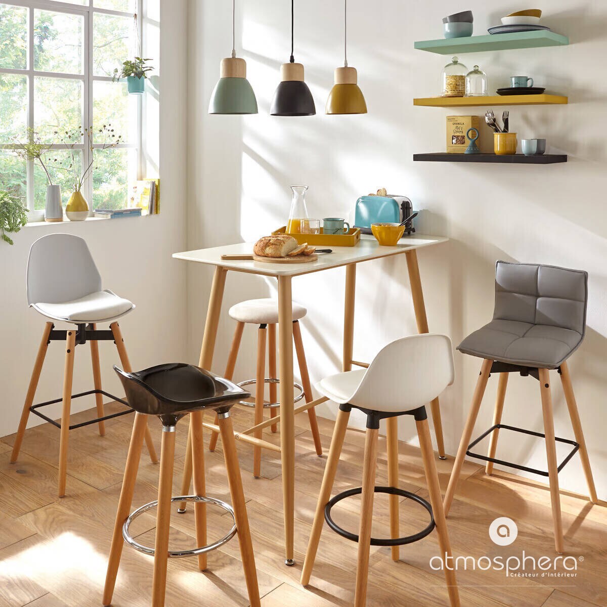 Krzesło barowe skandynawskie MAXON