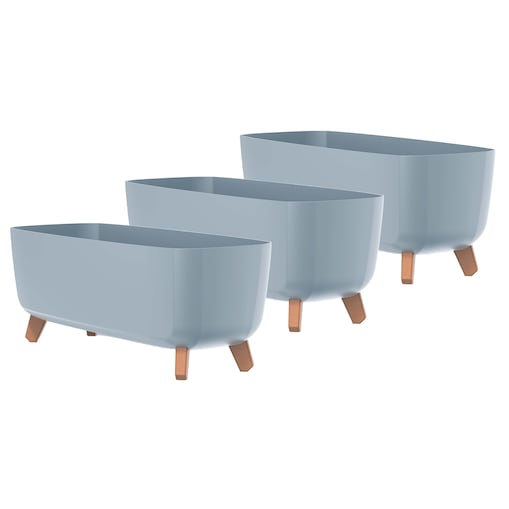 Donica Ogrodowa Na Nóżkach Na Balkon Taras 58Cm X3