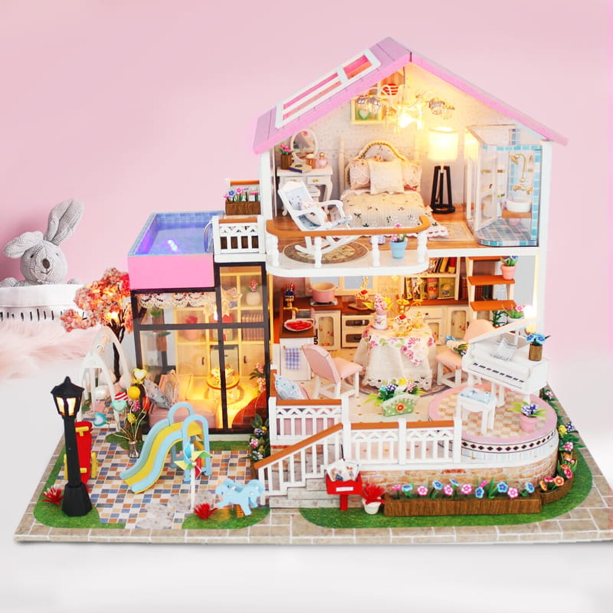 Miniaturowy domek - Lukrowy poranek