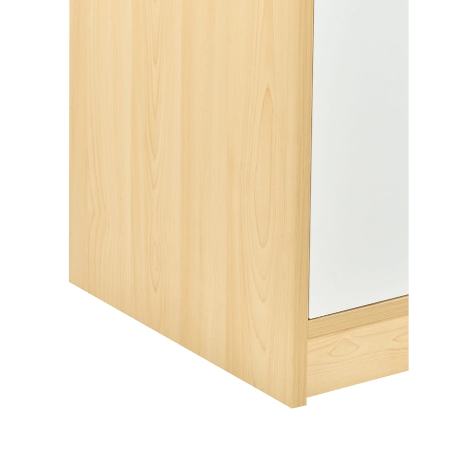 Szafka biurowa ZEHNA Jasny brąz/ biały