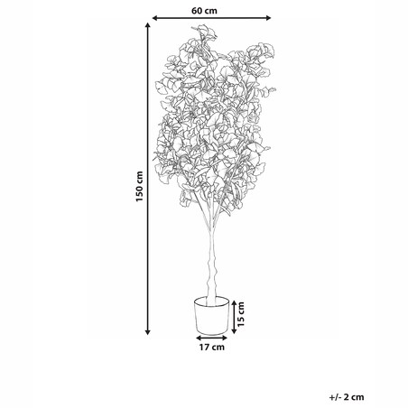 Sztuczna roślina GINKGO TREE 150 cm Zielony