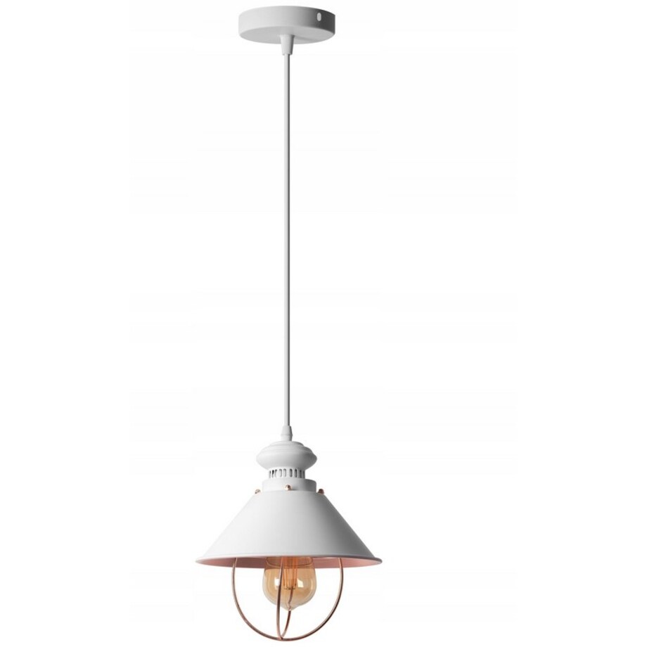 Lampa Sufitowa Wisząca Loft Linz White Biała