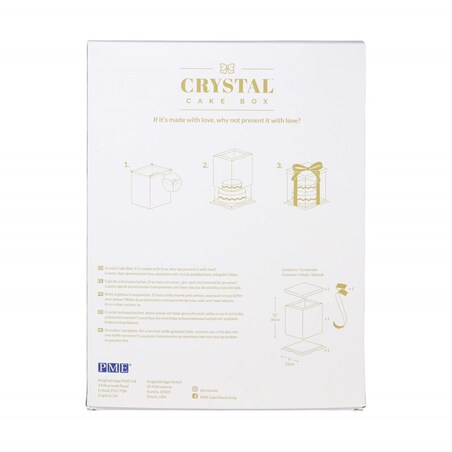 PME Przezroczyste pudełko na ciasto 200 mm