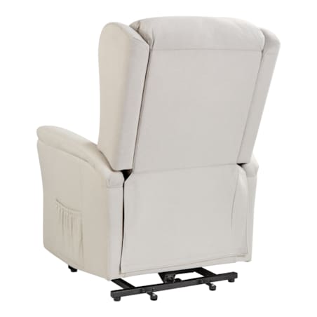 Fotel z elektryczną funkcją relaksu kremowy ELEGY
