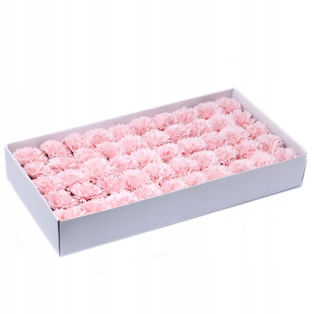 goździk RÓŻOWY MYDLANE KWIATY ślub box na bukiet upominek urodziny prezent